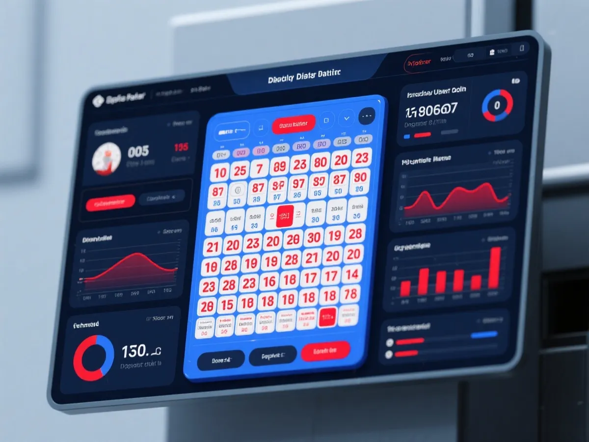 Live result tracking dashboard